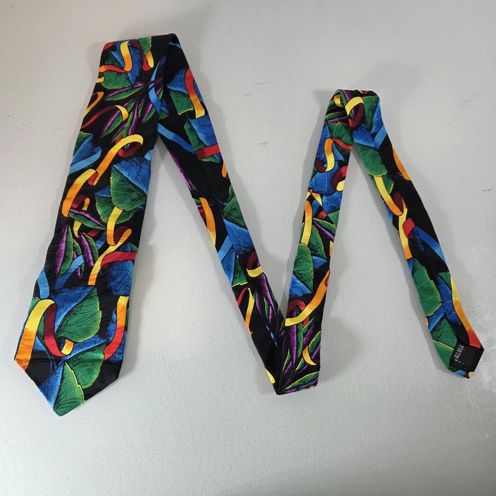 Rush Limbaugh Tie No Boundaries Silk Collection Vibrant Bold Made in USA